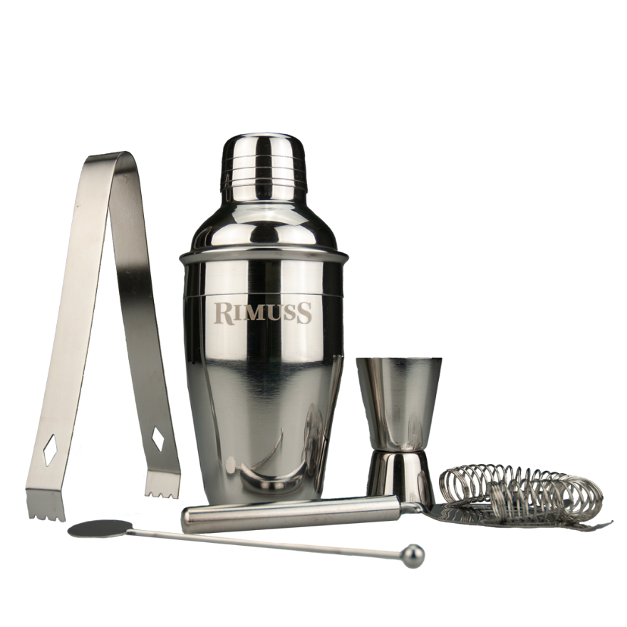 Rimuss Cocktail Shaker Set, Das coole Rimuss Shakerset enthält alles was Du brauchst, um alle möglichen Mocktails zu mixen.