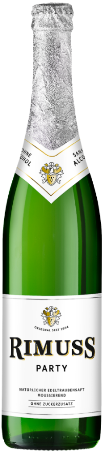 Rimuss Party, The moussing noble grape juice, fruity, tangy with a discreet moscato bouquet.